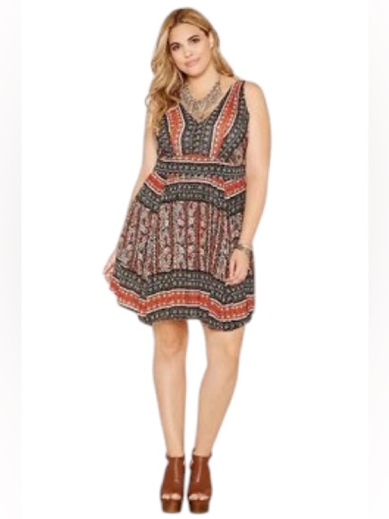 Forever 21 Dresses & Skirts - Forever 21 ~ Boho Sundress ~ Sleeveless ~ Criss-Cross Tie in Back ~ Size Lg